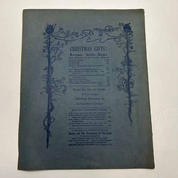 Antique 1917 Keramic Studio Monthly Magazine for Potters and Decorators - Picture 7 of 8